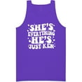 thumbnail image 1 of She's Everything He's Just Ken Neon Tank Top, 1 of 1