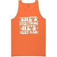 thumbnail image 1 of She's Everything He's Just Ken Neon Tank Top, 1 of 1