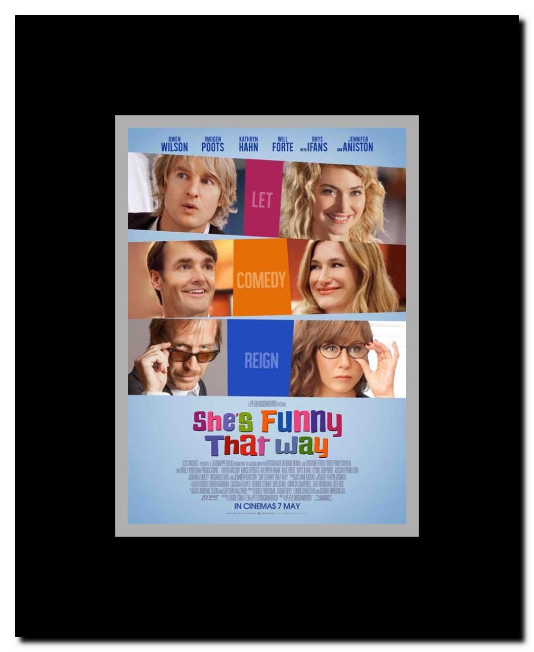 She's Funny That Way Framed Movie Poster