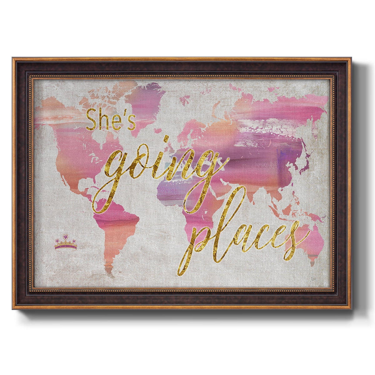 She's Going Places Premium Framed Canvas- Ready to Hang