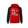 thumbnail image 1 of She's Mine and He's Mine Couple Matching Hoodie & Jogger Pants Set, 1 of 5