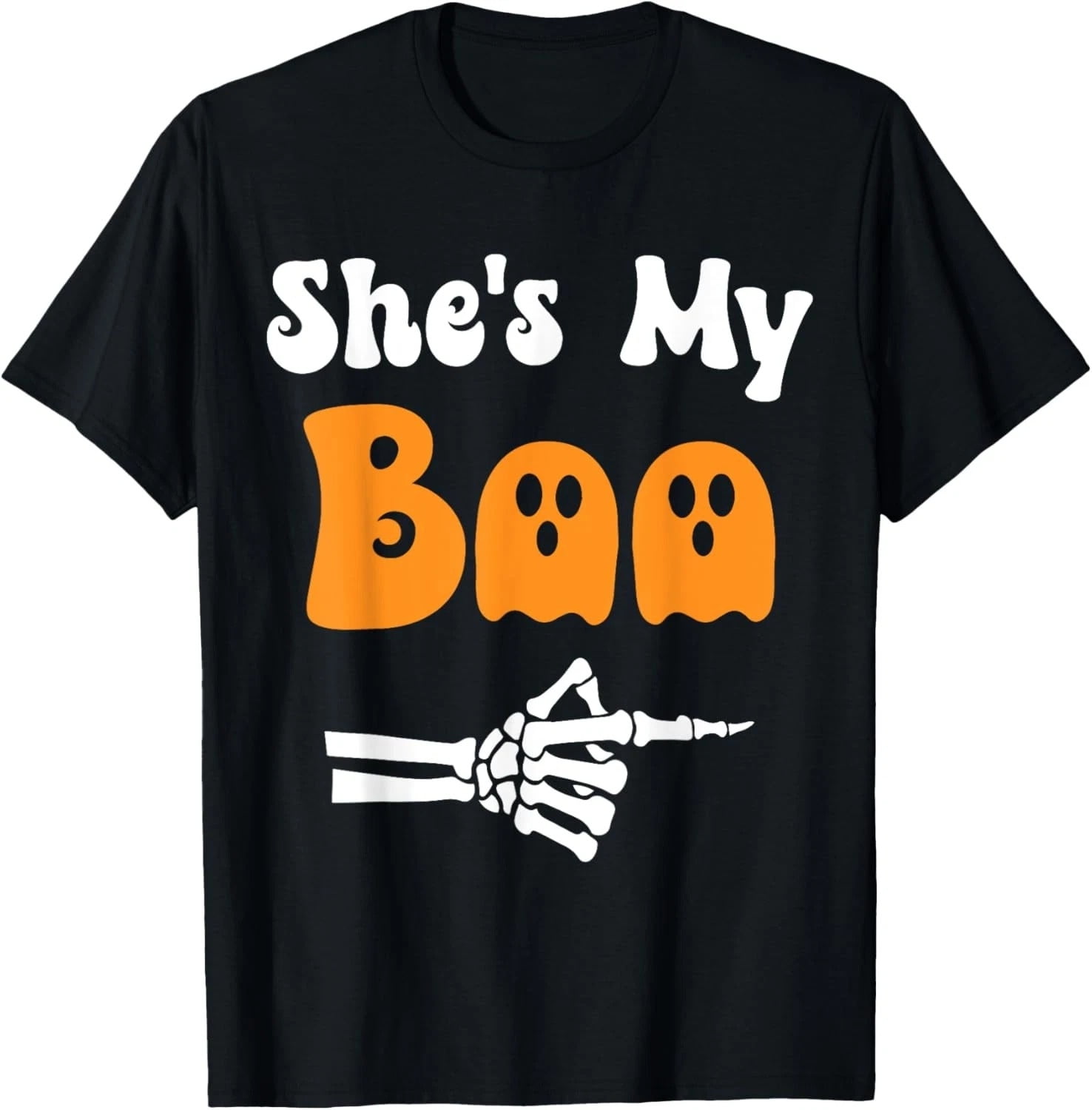 She's My Boo Matching Halloween Pajama Couples T-Shirt - Walmart.com