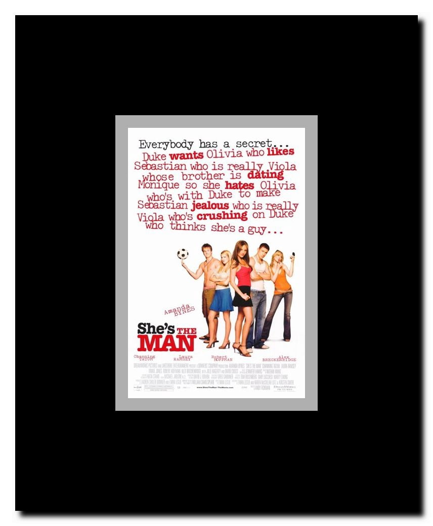 She's the Man Framed Movie Poster