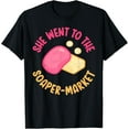 thumbnail image 1 of She went to the Soaper Market Soap Making T-Shirt men and women can wear, black, white, gifts, 1 of 4