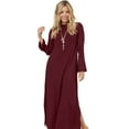 thumbnail image 1 of SheBird Womens Long Sleeve Maxi Bra Dress, 1 of 5