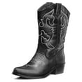thumbnail image 1 of SheSole Women's Western Cowgirl Cowboy Boots Female Black, 1 of 7