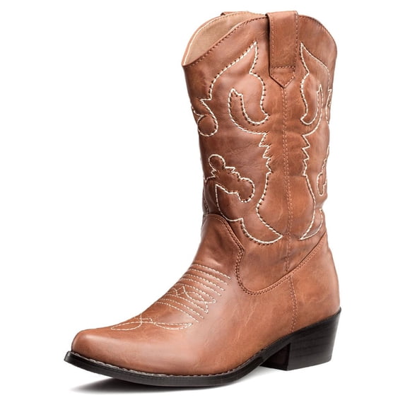 SheSole Women's Western Cowgirl Cowboy Boots Female Tan