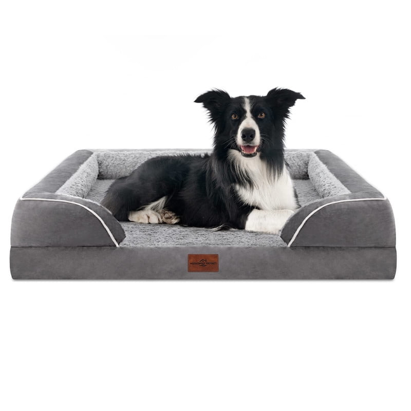 SheSpire Large Dog Beds Waterproof Orthopedic Foam Dog Beds for Large