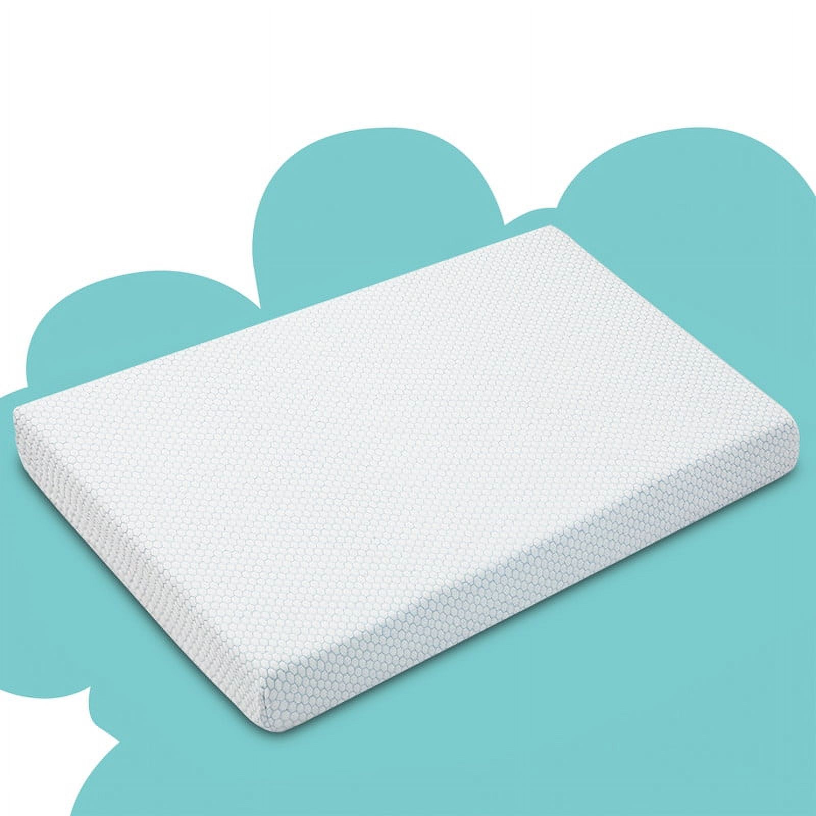 SheSpire Pack N Play Mattress Pad Memory Foam Playard Bed with Extra Washable Cover 38 x26 x3 Walmart