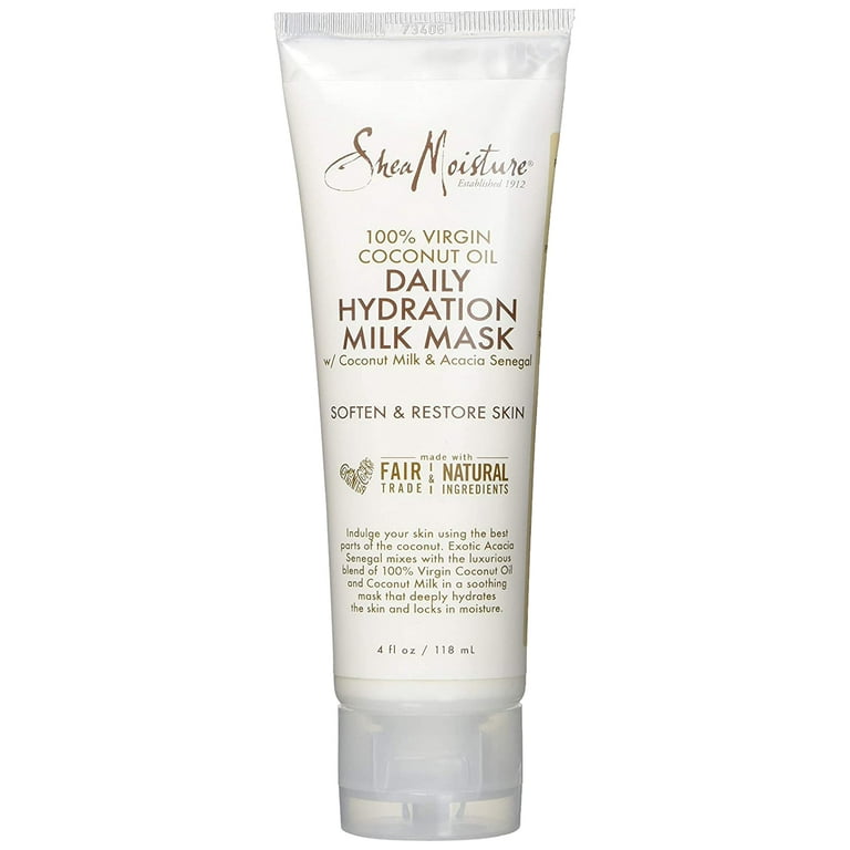 SHEA MOISTURE 100% Virgin Coconut Oil Daily Hydration Milk Mask (4oz) SHEA MOISTURE 100% Virgin Coconut Oil Daily Hydration Milk Mask (4oz)