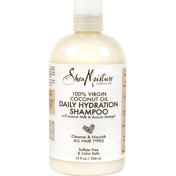 Shea Moisture 100% Virgin Coconut Oil Daily Hydration Shampoo 13 oz