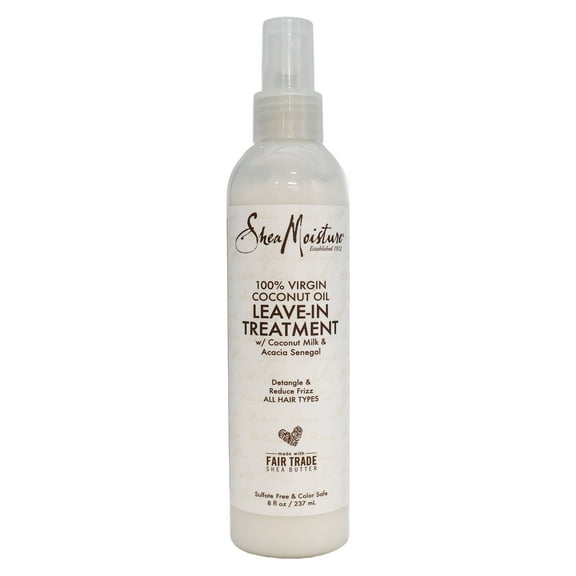 Shea Moisture 100 Virgin Coconut Oil Leave In Conditioner, 8 Oz.