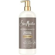 SheaMoisture Conditioner, Moisture & Smooth for Wavy, Curly Hair Strengthening & Frizz Control, 34 Oz Ea