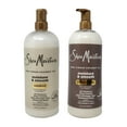 thumbnail image 1 of Shea Moisture 100% Virgin Coconut Oil Moisture and Smooth Shampoo and Conditioner with Rosemary and Vitamin E, For Waves and Curls, 34 fl oz, 1 of 7