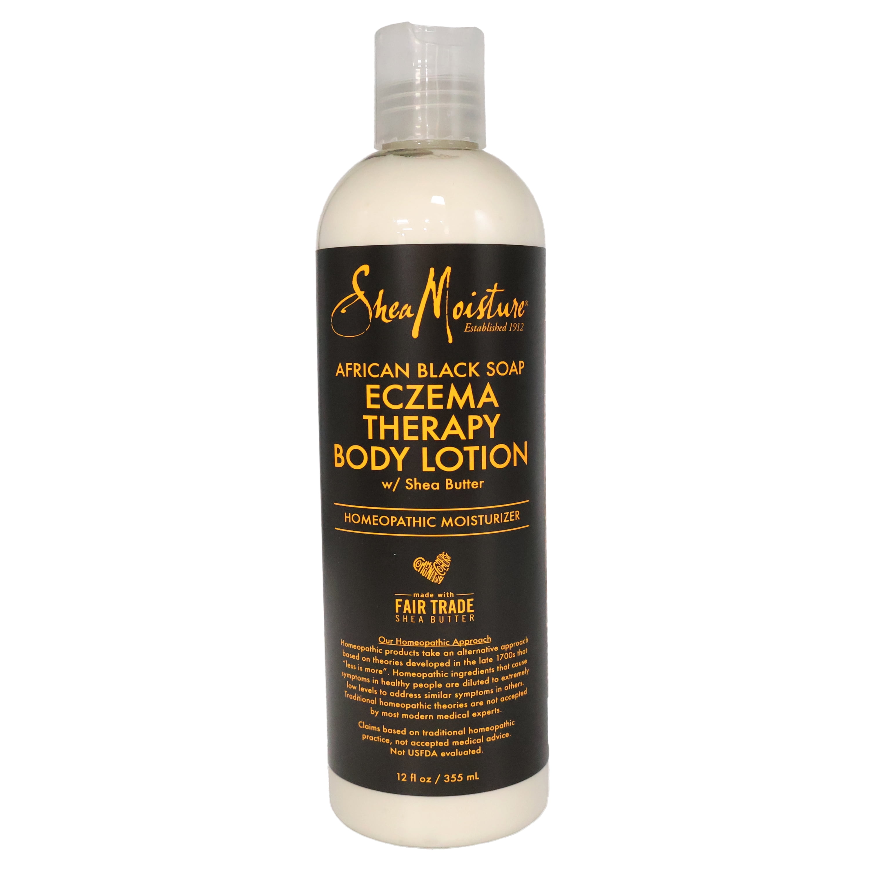 Shea Moisture African Black Soap Eczema Therapy Body Lotion, 12 Oz