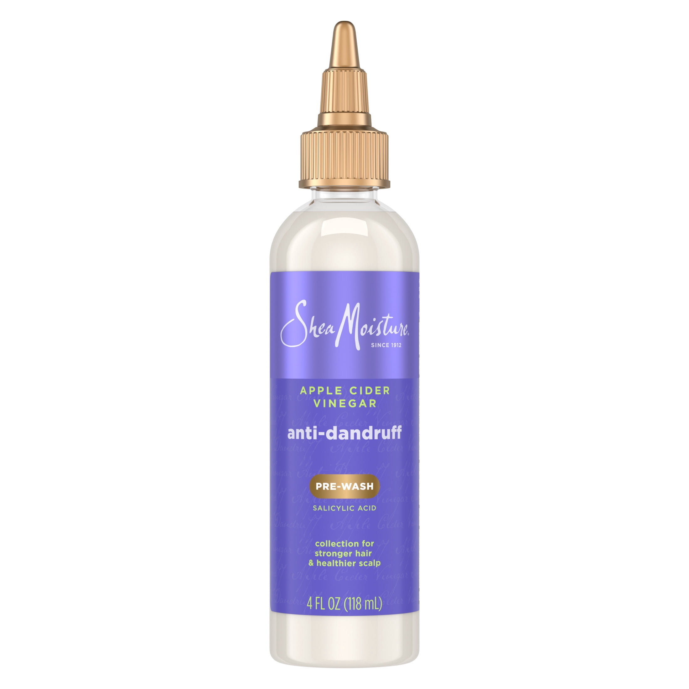 Sheamoisture SheaMoisture Anti-Dandruff Pre-Wash To Gently Exfoliate & Remove Flakes Apple Cider Vinegar & Salicylic Acid System for a Healthier Scalp, 4 fl oz