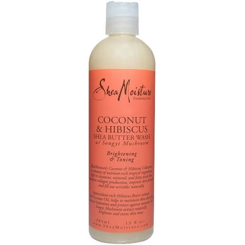 Shea Moisture Coconut & Hibiscus Body Wash 13 oz