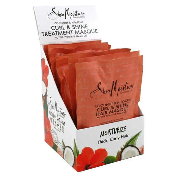 Shea Moisture Coconut & Hibiscus Curl Hair Masque 2 Ounce (12 Pack)