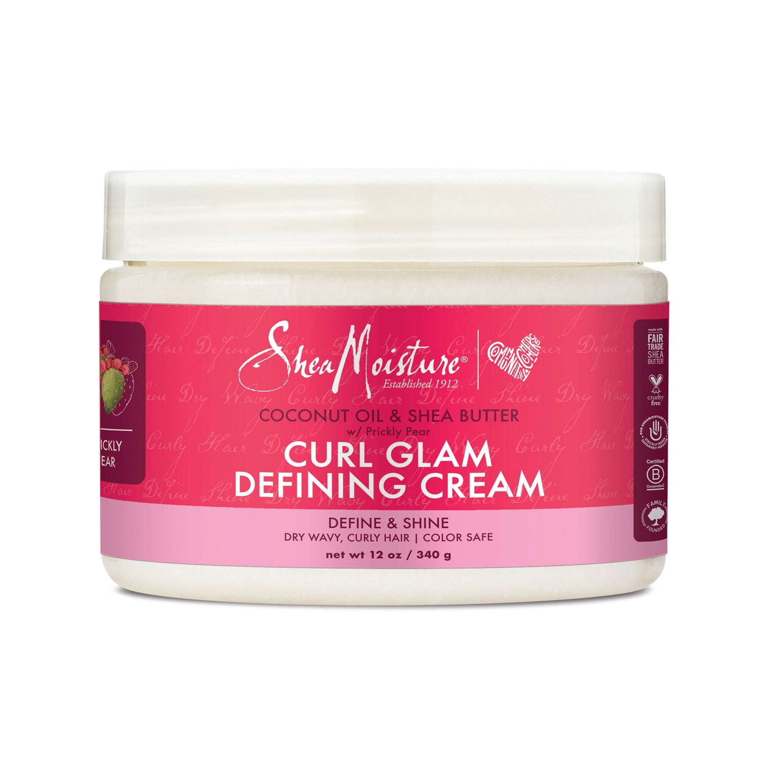 Shea Moisture Curl Glam Defining Cream, 12 Oz., Pack of 6