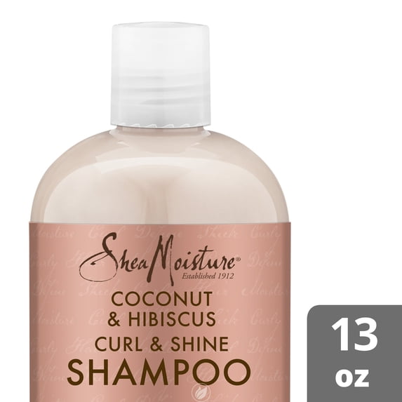 Shea Moisture Curl & Shine Shampoo Coconut Hibiscus 13Oz