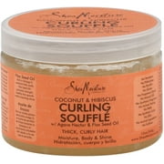 Shea Moisture Curling Gel Souffle, Coconut & Hibiscus 12 oz Pack of 2