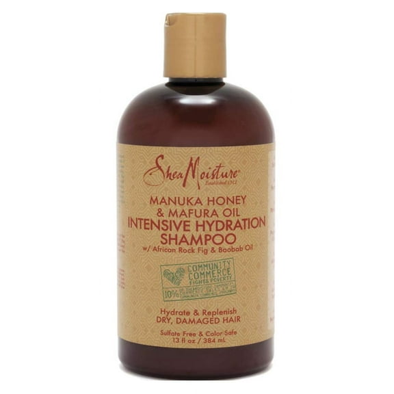 Shea Moisture Manuka Honey + Mafura Oil Shampoo 13oz (Pack of 2)