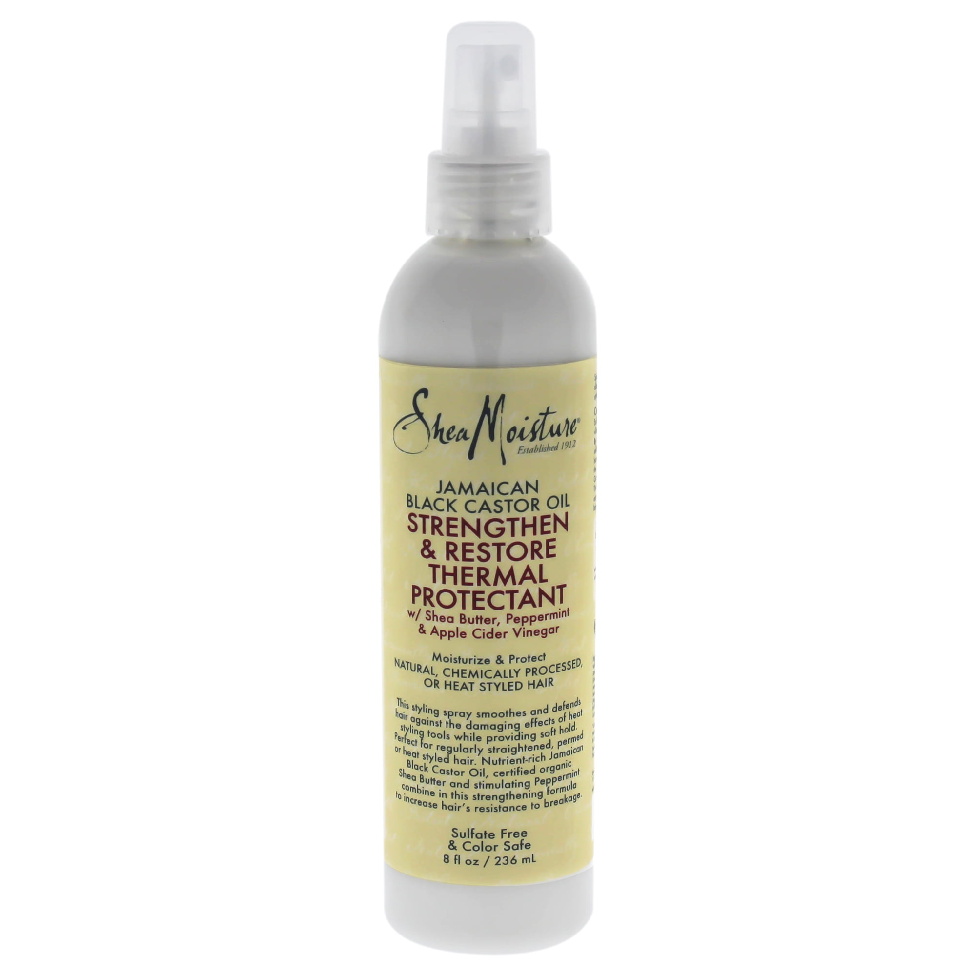 Shea Moisture Jamaican Black Castor Oil Strengthen Grow Thermal Protectant 8 oz Spray