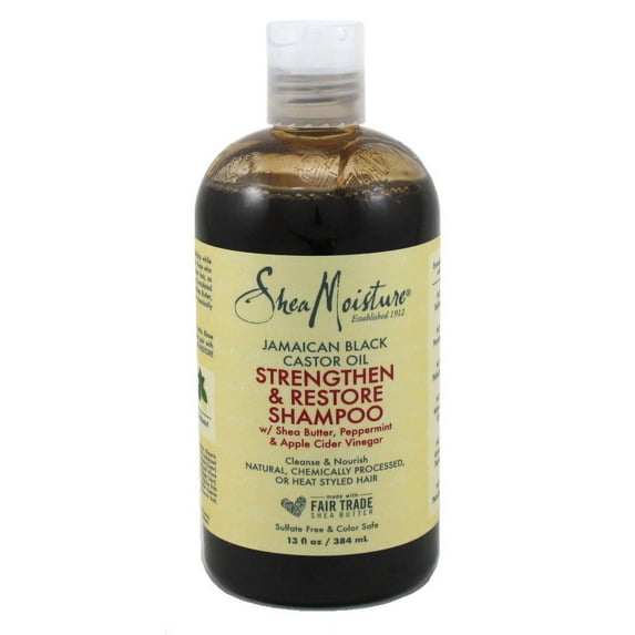 Shea Moisture Jamaican Black Shampoo Strength 13oz (Pack of 3)
