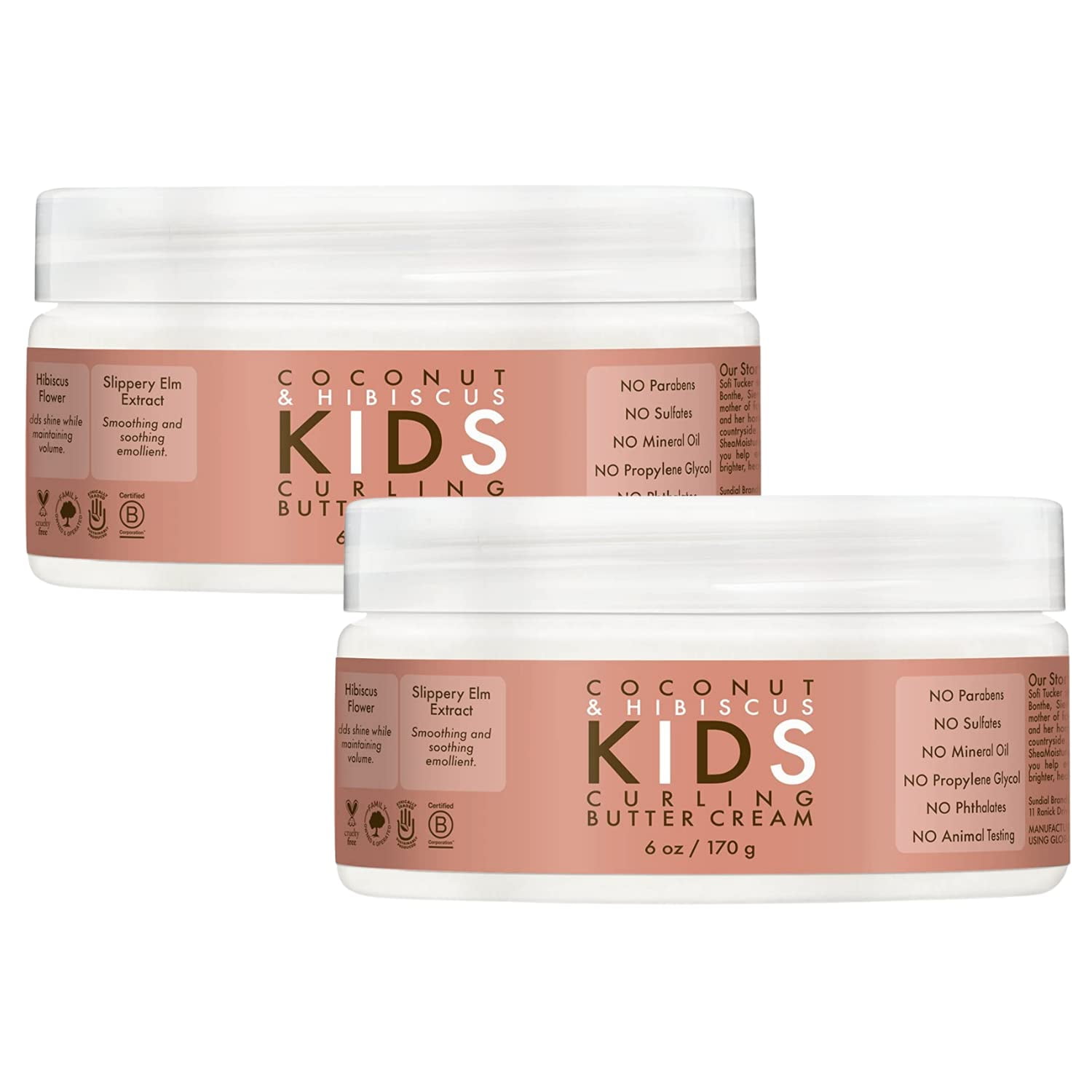 Shea Moisture Kids Curly Hair Products, Coconut & Hibiscus Kids Curling