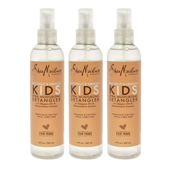 Shea Moisture Kids Detangler Coconut & Hibiscus 8oz Pump (Pack of 3)