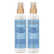 Shea Moisture Leave-in Conditioner Treatment Hydrate + Repair, Curly Hair Products, 8 oz Pack of 2
