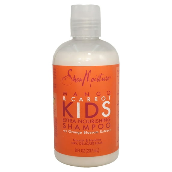 Shea Moisture Mango & Carrot Kids Extra Nourishing Shampoo, 8 Oz.