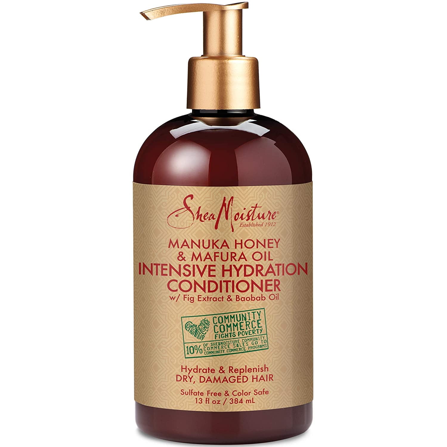 Shea Moisture Manuka Honey And Mafura Oil Intensive Hydration Hair Conditioner, 13 Oz, 3 Pack