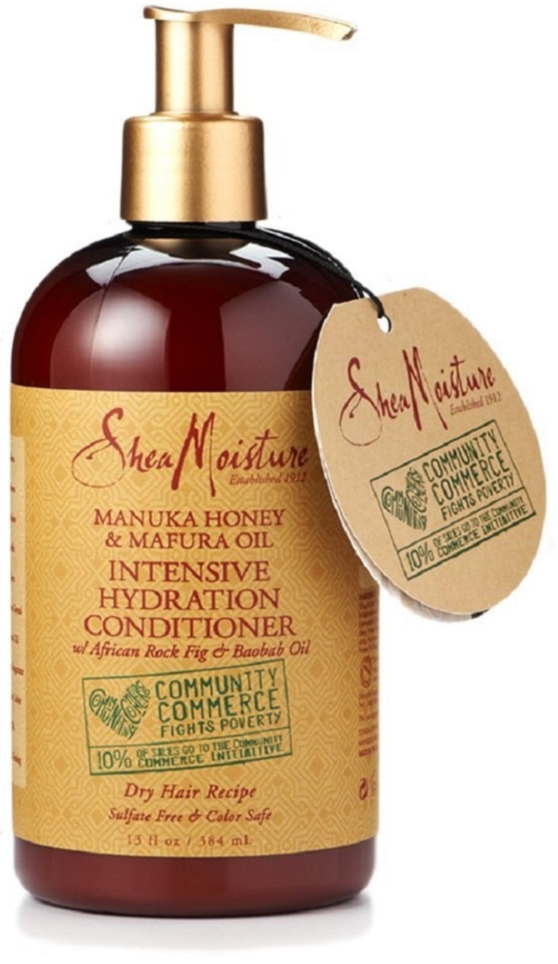 Shea Moisture Manuka Honey & Mafura Oil Intensive Hydration Conditioner 13 oz (Pack of 2)