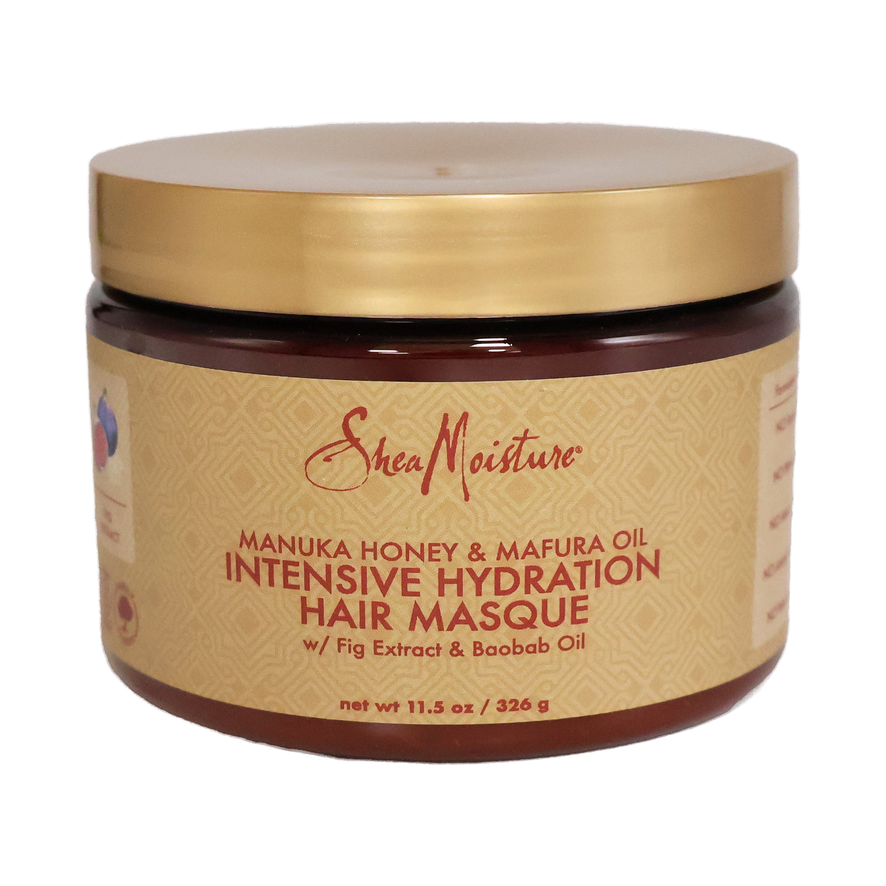 Shea Moisture Manuka Honey Mafura Oil Intensive Hydration Hair Masque, 12 Oz, Pack of 2