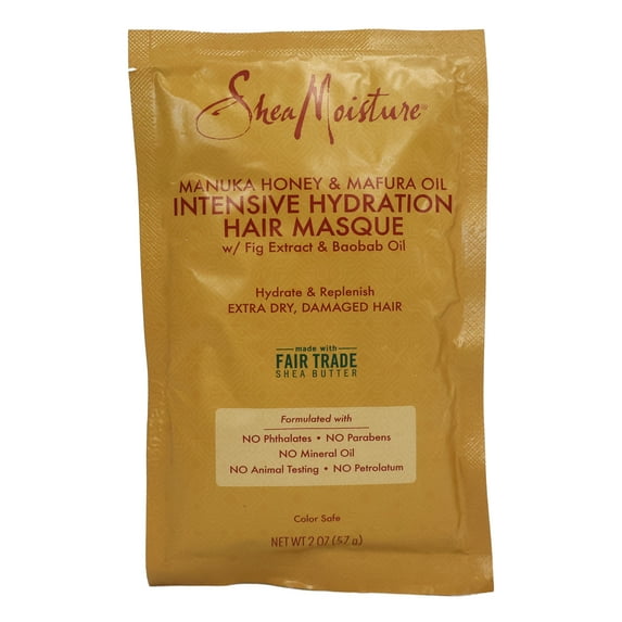 Shea Moisture Manuka Honey & Mafura Oil Intensive Hydration Hair Masque, 2 Oz., Pack of 3