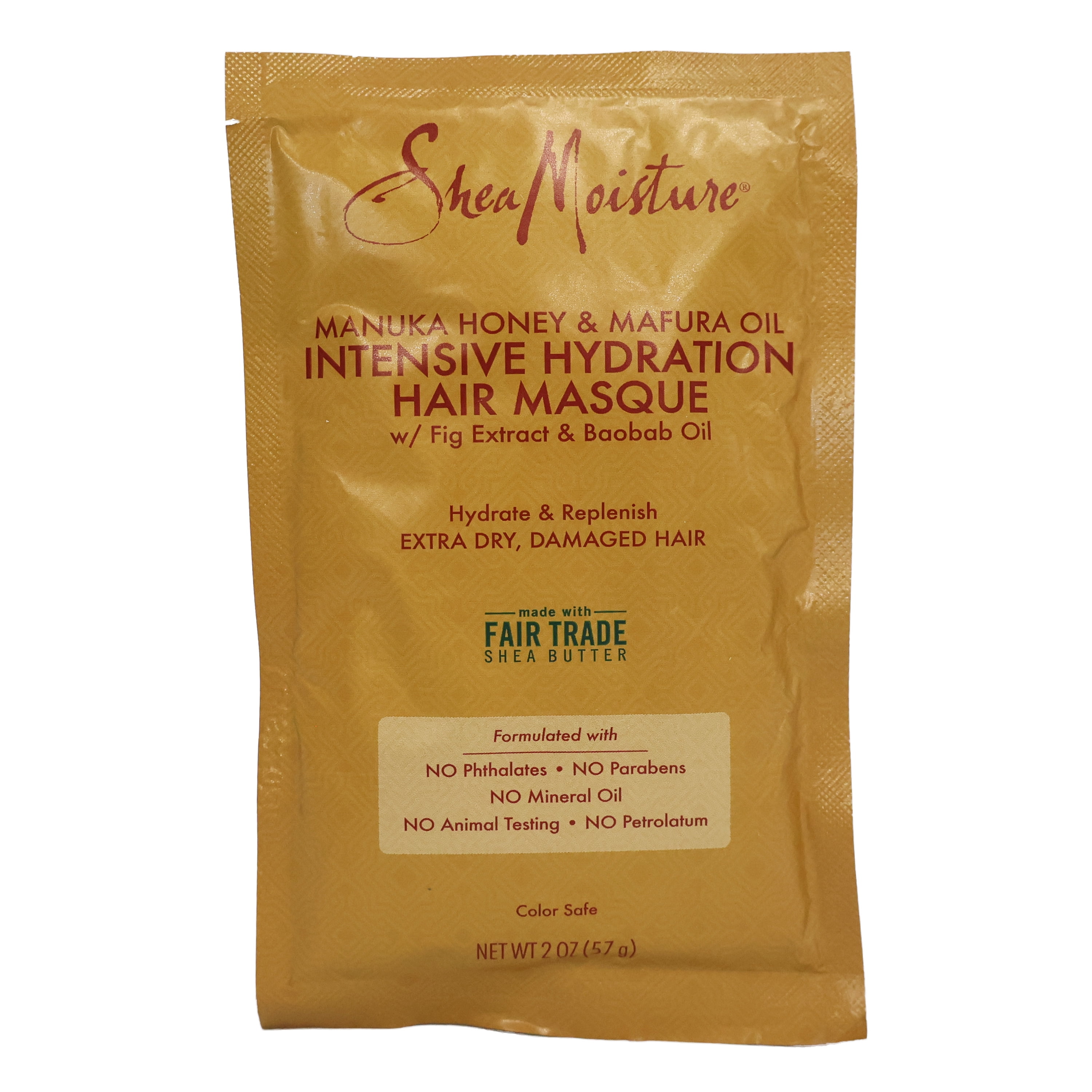 SHEA MOISTURE Manuka Honey & Mafura Oil Intensive Hydration Hair Masque Packet (2oz) SHEA MOISTURE Manuka Honey & Mafura Oil Intensive Hydration Hair Masque Packet (2oz)
