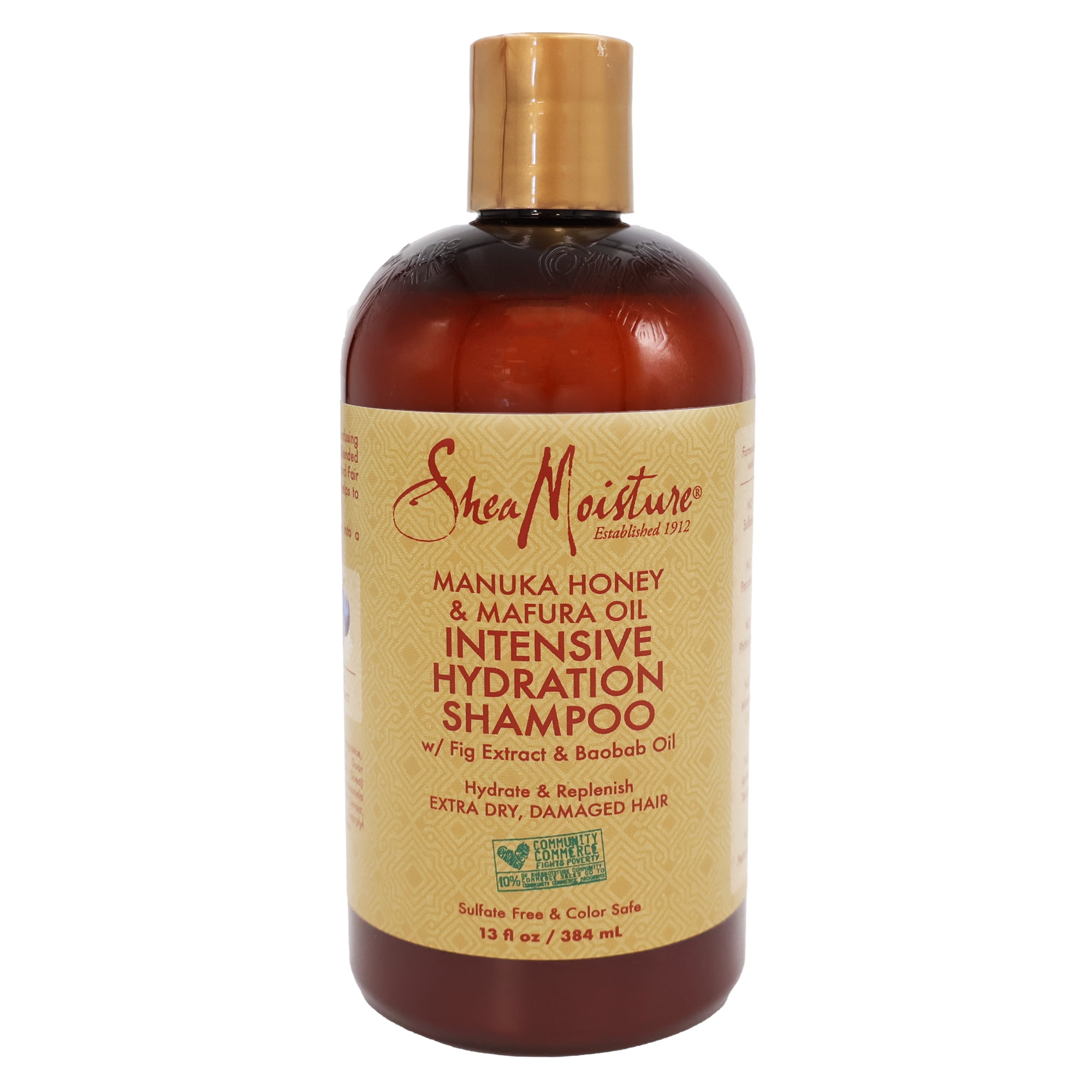 Shea Moisture Manuka Honey Mafura Oil Intensive Hydration Shampoo, 13 Oz, Pack of 6