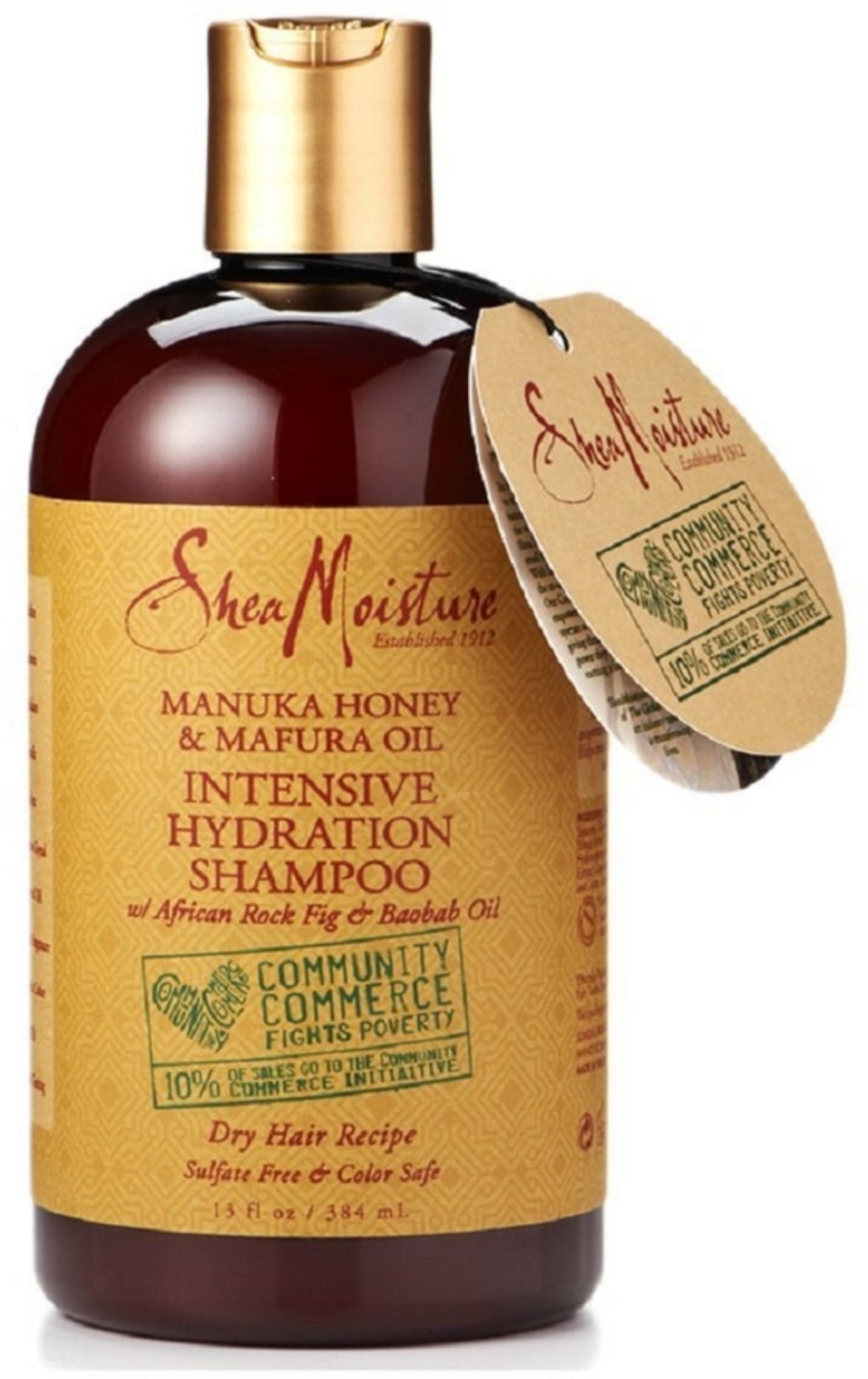 Shea Moisture Manuka Honey & Mafura Oil Intensive Hydration Shampoo 13 oz (Pack of 6)