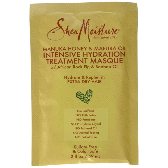 Shea Moisture Manuka Honey & Mafura Oil Intensive Hydration Treatment Masque, 2 Oz, 3 Pack