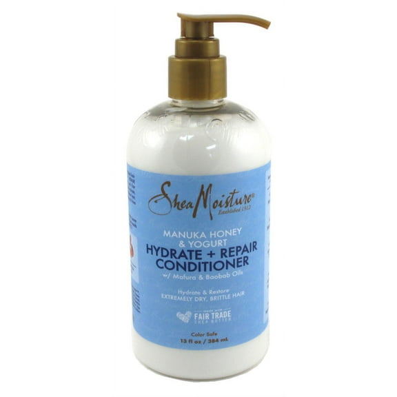 Shea Moisture Manuka Honey + Yogurt Conditioner 13oz Pump (Pack of 2)