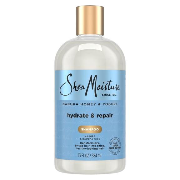 SheaMoisture Shampoo For Damaged Hair Hydrate And Repair With Manuka Honey And Shea Butter ,13 fl oz