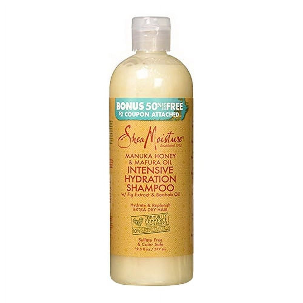 Shea Moisture Manuka Honey and Mafura Oil Intensive Hydration Hair Shampoo, 19.5 Oz