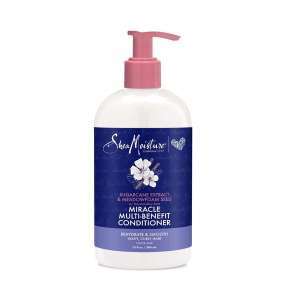 Shea Moisture Miracle Multi- Benefit Conditioner Pump, 13 oz ..