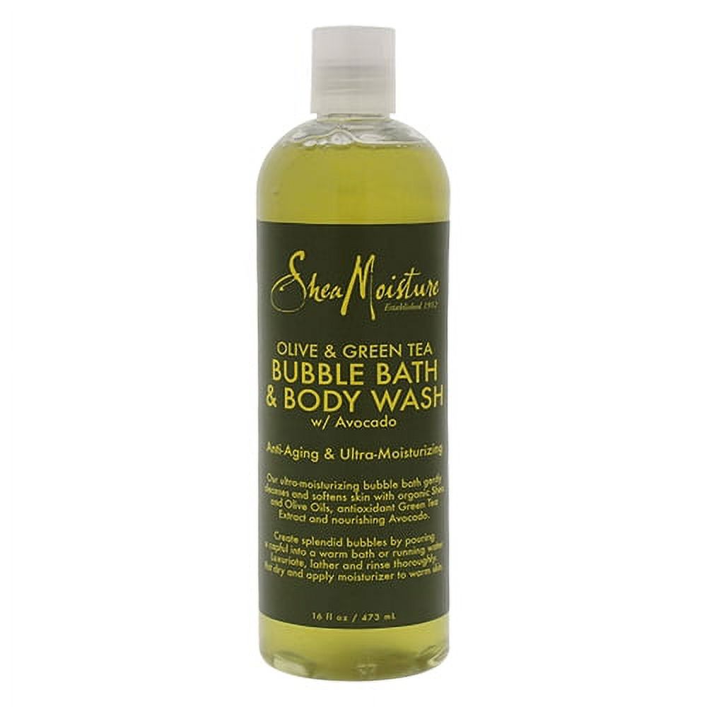 Shea Moisture Olive And Green Tea Replenishing Bubble Bath And Body