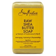 Shea Moisture Raw Shea Butter Bath Soap, 8 Oz, 3 Pack