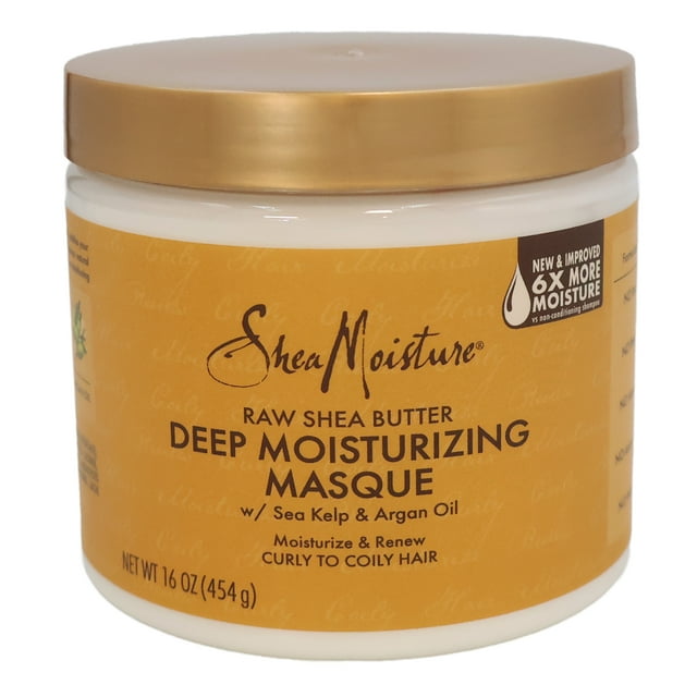 Shea Moisture Raw Shea Butter Deep Treatment Hair Mask, 16 Oz., Pack of 6