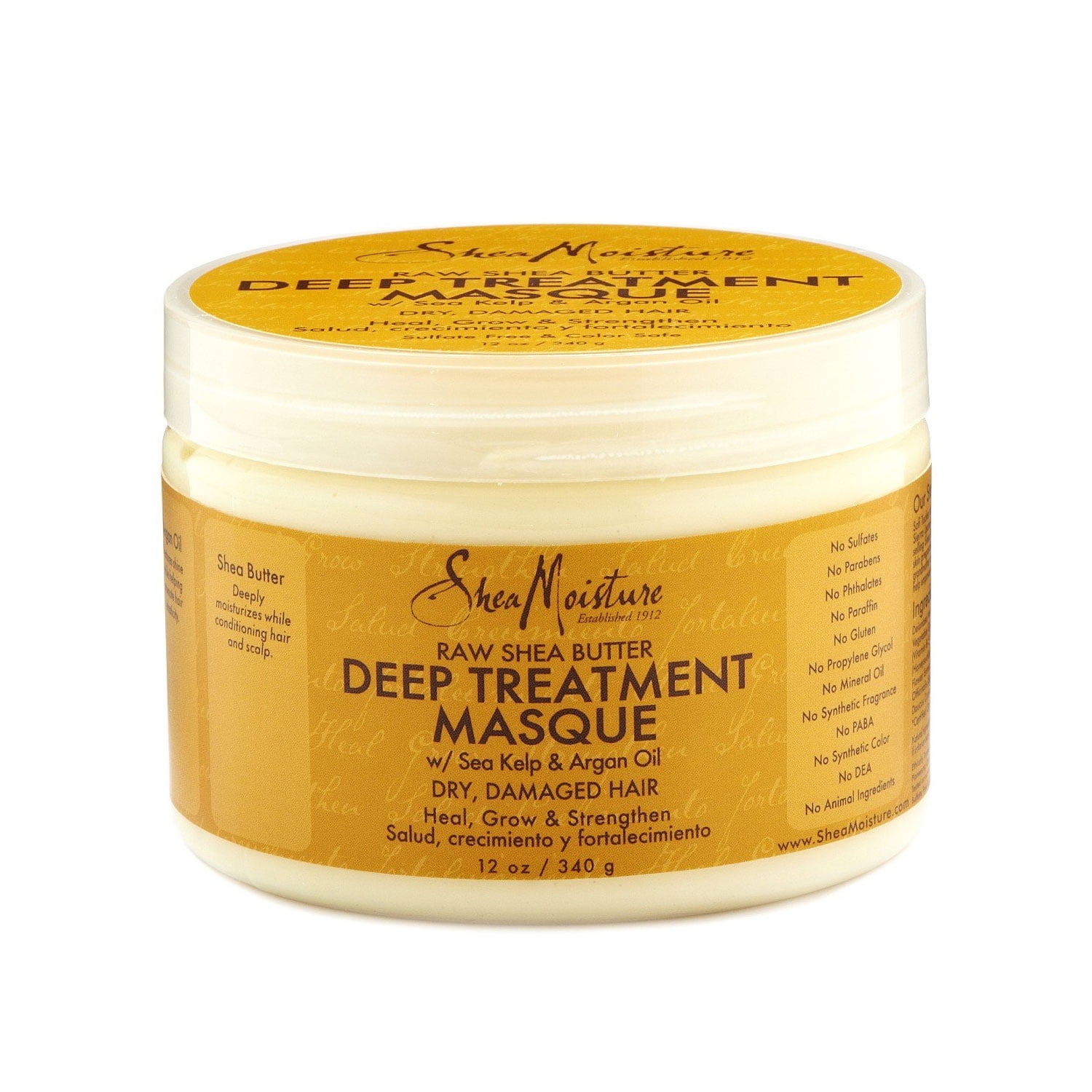 Shea Moisture Raw Shea Butter Deep Treatment Masque, 12 Oz.