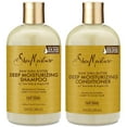 thumbnail image 1 of Shea Moisture Raw Shea Butter Shampoo and Conditioner Set, Deep Moisturizing with Sea Kelp & Argan Oil, Sulfate Free & Silicone Free, Curly Hair Products, Family Size, 13 Fl Oz (Pack of 2), 1 of 9