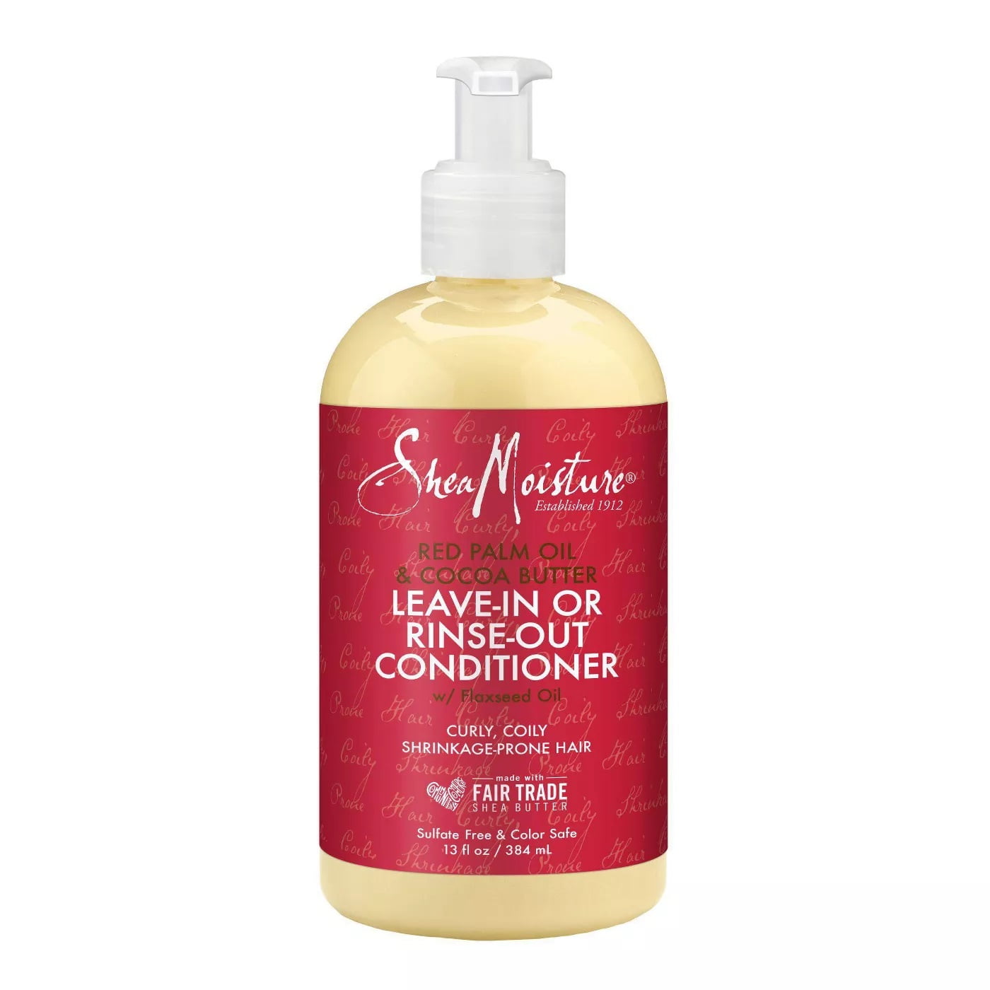 Sheamoisture Shea Moisture Red Palm Oil and Cocoa Butter Rinse Out or Leave In Conditioner, 13 Oz.